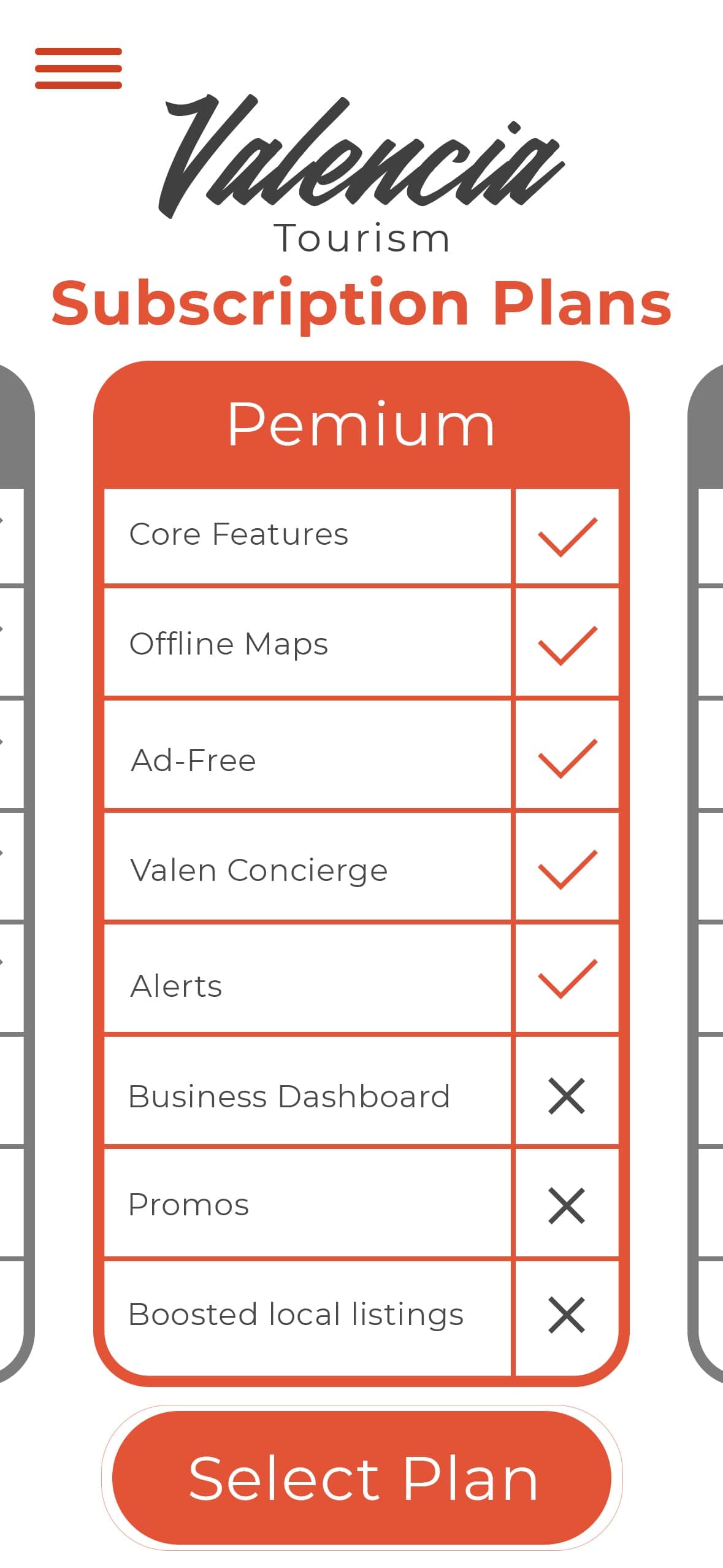 Valencia App - Monetization